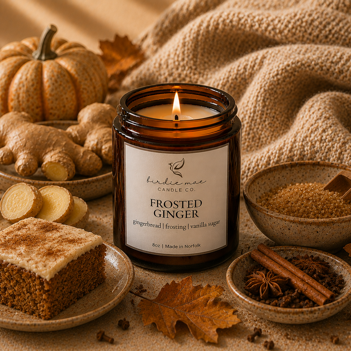 Frosted Ginger - 8oz Jar