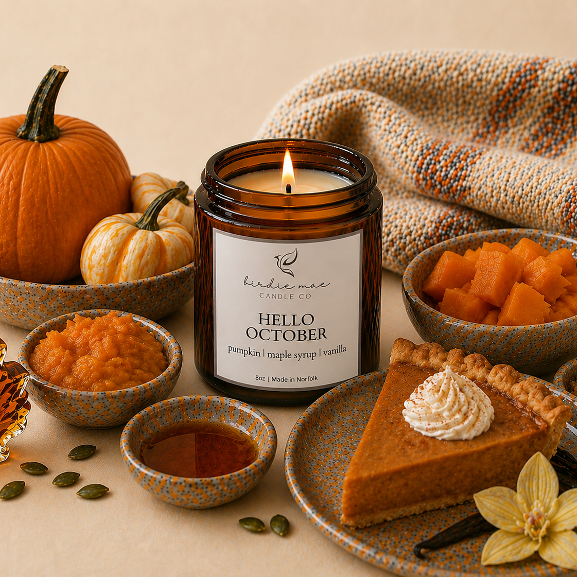 Hello October - 8oz Jar